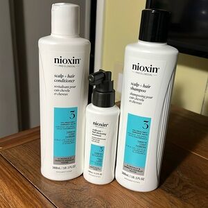 Nioxin system 3, shampoo, conditioner and serum for colored hair